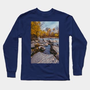 Stream of Stones. Landscape Photograph Long Sleeve T-Shirt